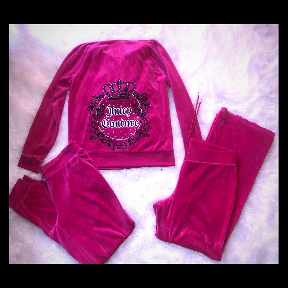 Juicy Couture velour track suit